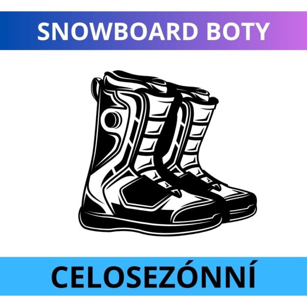 Snowboard boty | celosezónní zápůjčka