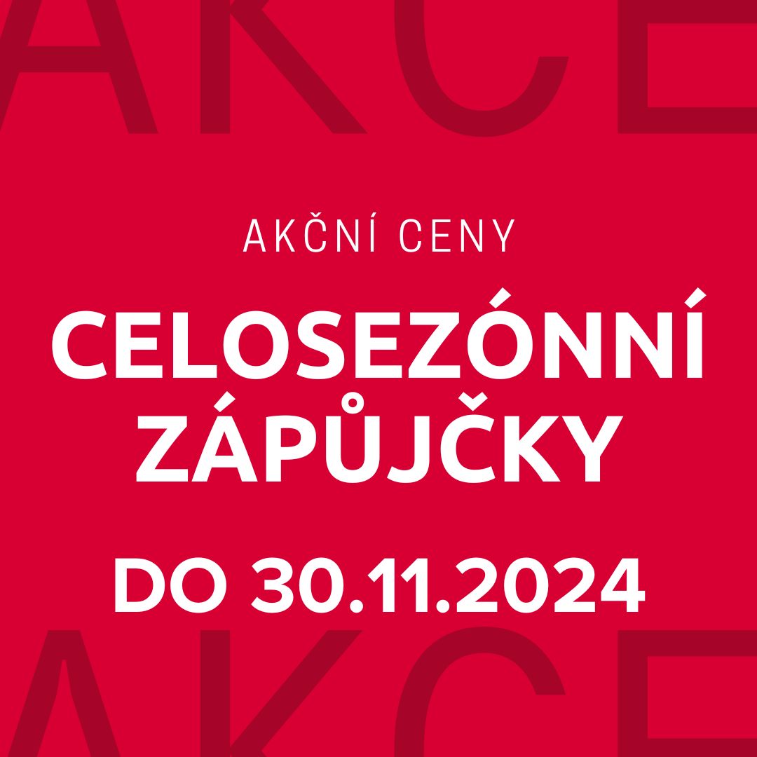 AKCE na CELOSEZÓNNÍ ZÁPŮJČKY!!!